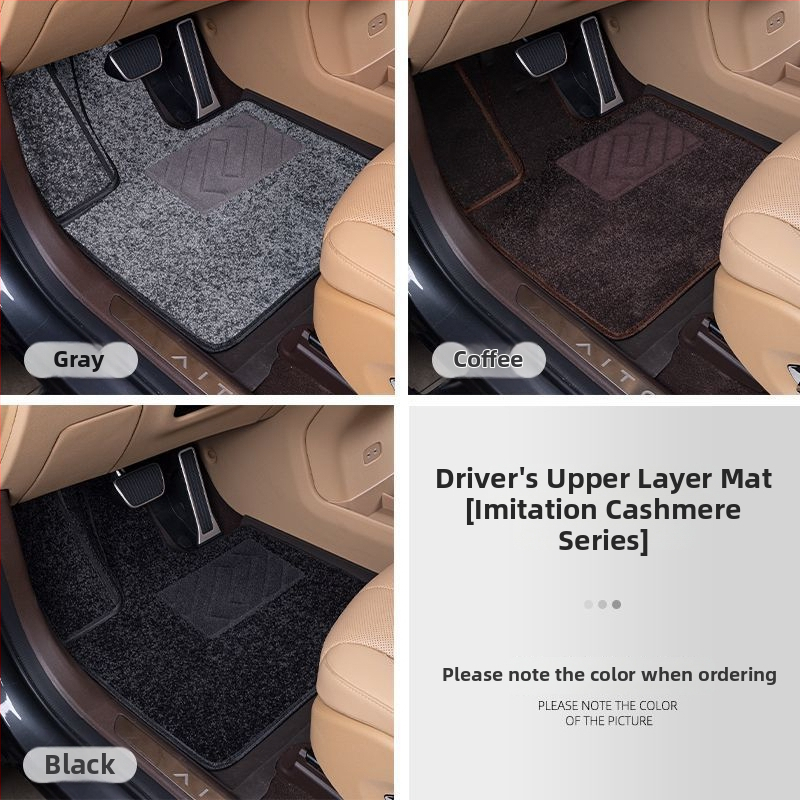 Automobilska podna prostirka – gornji sloj, poliester, ravna podloga, bez logotipa, za određeni model