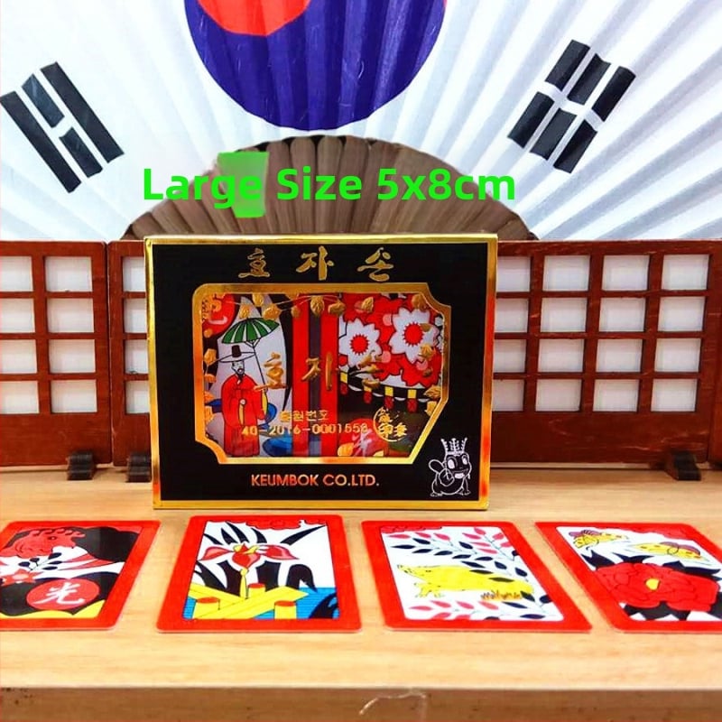 Κορεάτικες λαϊκές ανθοκάρτες και τράπουλα για επιτραπέζια παιχνίδια (Υλικό: Άλλο; Κατηγορία: Πόκερ; 14+; Ηλικιακό εύρος 36–60)