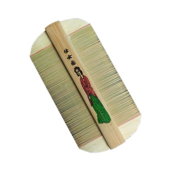 Bambusni češalj protiv uši s finim zubima za djecu i žene – uklanja uši i gnide