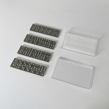 Akrilni domino set – edukativna igra za razvoj mozga, vida i kognitivnih sposobnosti – za uzrast 7–14 godina