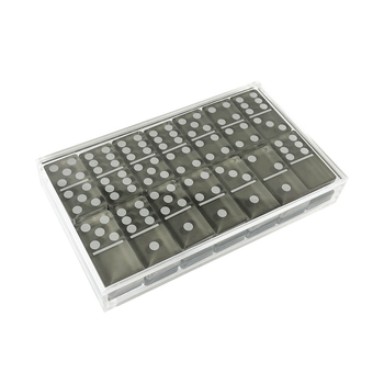Akrilni domino set – edukativna igra za razvoj mozga, vida i kognitivnih sposobnosti – za uzrast 7–14 godina