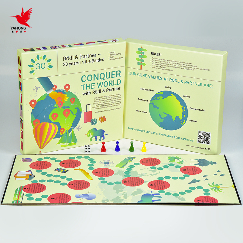 Επιτραπέζιο παιχνίδι με κάρτες – Διαδραστικό εκπαιδευτικό Flying Chess και κάρτες, Yahong, Χαρτί