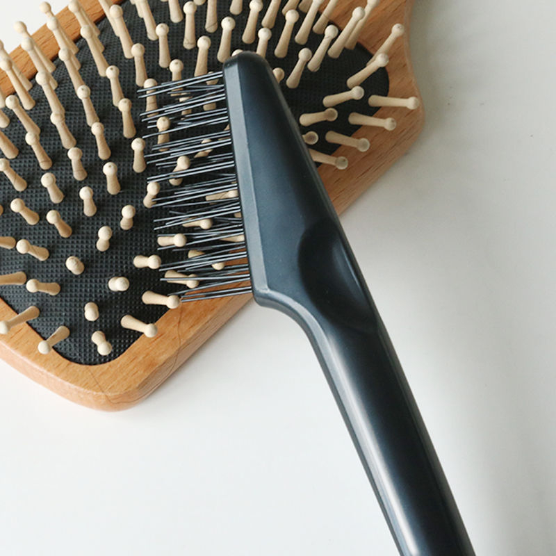 Pravokutni drveni češalj za kosu, jednostavan stil