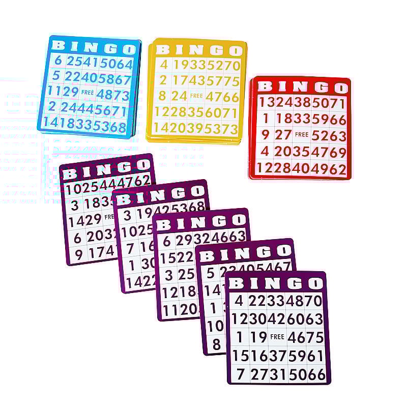 Σετ Καρτών Παιχνιδιού – 100 Χαρτινές Κάρτες για Διαδραστικό Μπιγκό και Επιτραπέζια Παιχνίδια, Για Ηλικίες 7-14