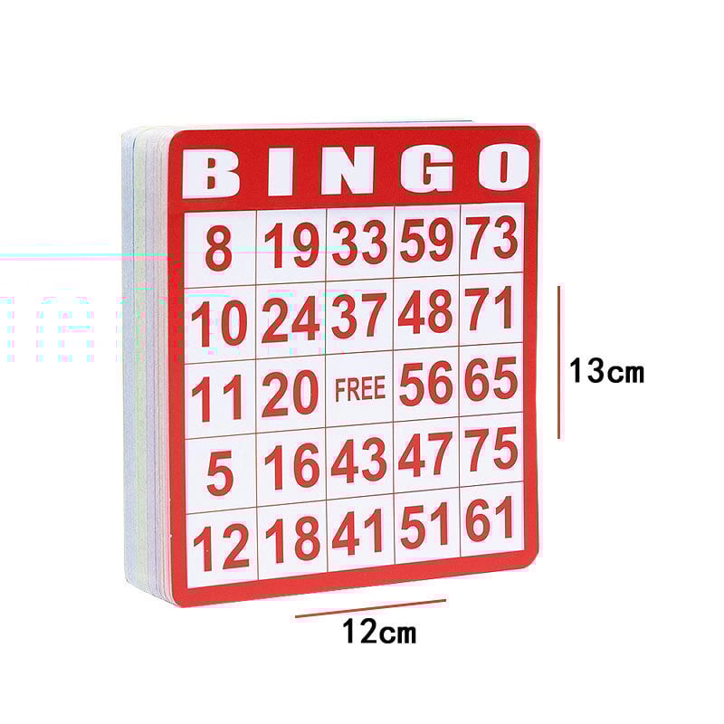 Σετ Καρτών Παιχνιδιού – 100 Χαρτινές Κάρτες για Διαδραστικό Μπιγκό και Επιτραπέζια Παιχνίδια, Για Ηλικίες 7-14