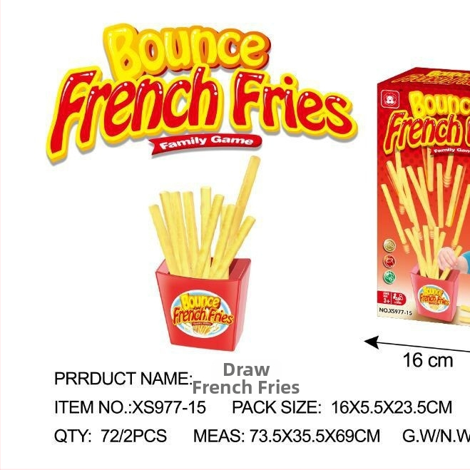 Πολυπαίκτης επιτραπέζιο παιχνίδι – διασκεδαστικές τηγανιτές πατάτες για εκπαίδευση και διαδραστικό παιχνίδι (Πλαστικό, για ηλικίες 4–6 ετών)