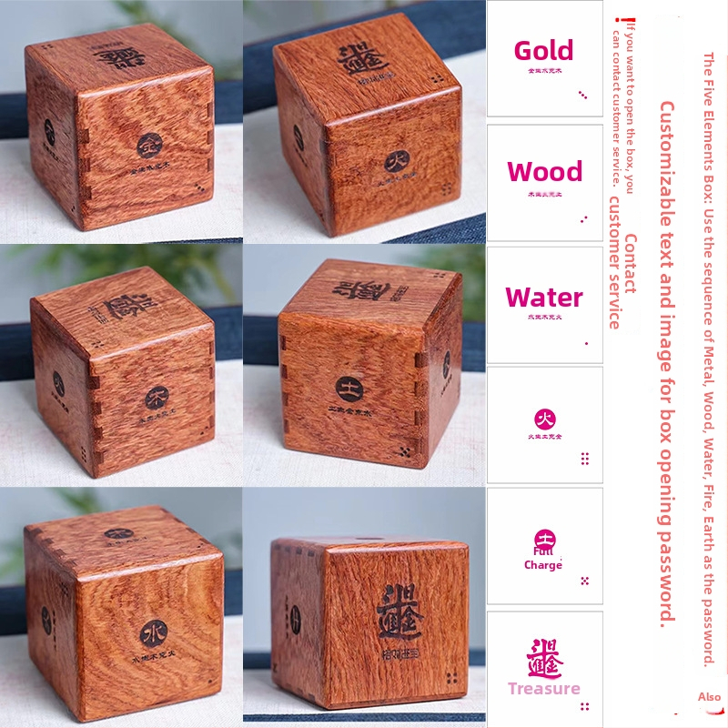 Ξύλινο παζλ κουτί Luban lock με μηχανισμό – Υλικό: ξύλο; Λειτουργίες: ανάπτυξη λεπτών κινητικών ικανοτήτων, υπομονή, γνωστική ανάπτυξη; Επεξεργασία: προσαρμογή δείγματος; Συσκευασία: λευκό κουτί