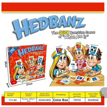 Παιχνίδι καρτών Guess Who I Am – Πλαστικό, για παιδιά 4–6 ετών, παιχνίδι για δύο, πνευματική ανάπτυξη, συντονισμός ματιού-χεριού