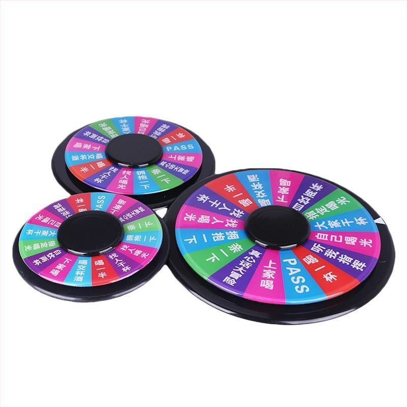 Ακρυλικός Τροχός Ποτών για Μπαρ και KTV — Διαδραστικό Διασκεδαστικό Παιχνίδι για Ηλικίες 15+, Κατάλληλο για Σκάκι και Παιχνίδια με Κάρτες