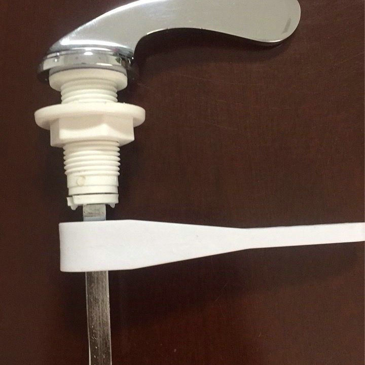 Drška za slavinu – moderni minimalistički dizajn, (cinkova legura + plastika; prilagodljiva obrada; certificiranje: Drugo)