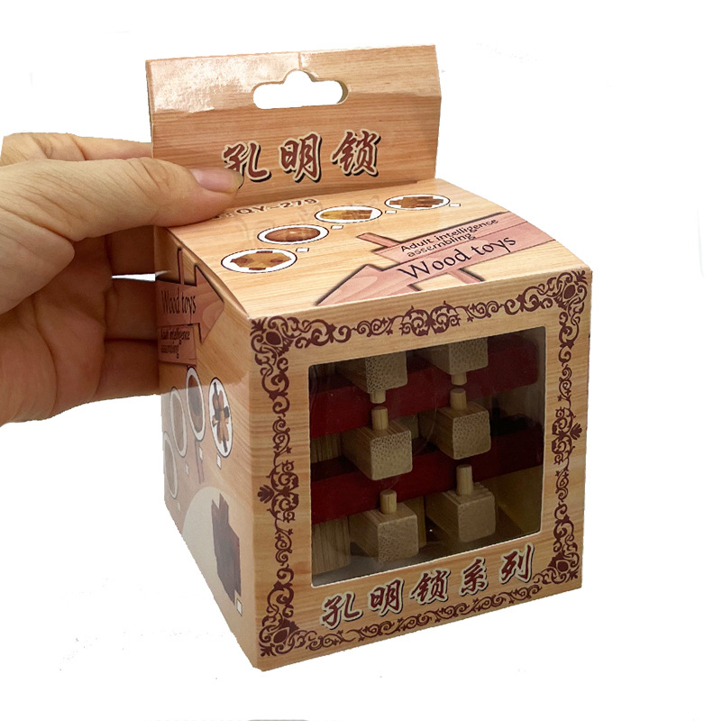 Kongming Lock εκπαιδευτικό παζλ από χαρτί, DIY φιλικό, δυνατότητα εξατομίκευσης, κατάλληλο για παιδιά 4–6 ετών