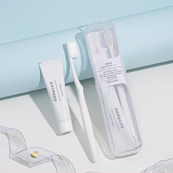 Set de periuțe de dinți pentru călătorii — Brand: Super Eyi; Material: PP; Model: Macaron; Imprimare logo: Da; Personalizare: Da