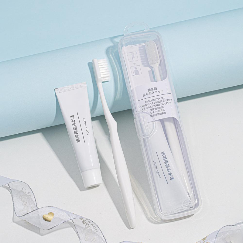 Set de periuțe de dinți pentru călătorii — Brand: Super Eyi; Material: PP; Model: Macaron; Imprimare logo: Da; Personalizare: Da