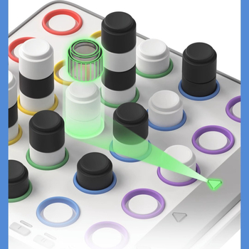 Giiker Rainbow Τεσσάρων σε σειρά Συναρμολογήσιμο εκπαιδευτικό παιχνίδι για παιδιά — ABS, 7–14 ετών, αναπτύσσει λογική σκέψη και χειρονακτικές ικανότητες