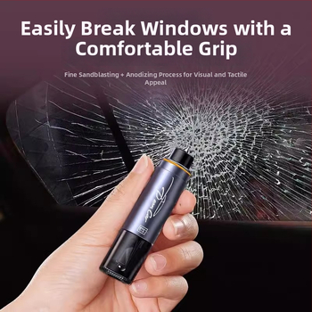 Ciocan de siguranță pentru geamul auto, compatibil Xiaomi Su7/Yu7 – 2 în 1 instrument de salvare, accesoriu interior