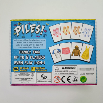 Κάρτες επιτραπέζιου παιχνιδιού - Παζλ, Υλικό: Χαρτί, Μάρκα: piles, Συσκευασία: σακούλα και έγχρωμο κουτί, Ηλικίες 15–35