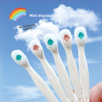 Perie de dinți cu mărgele, ambalaj individual, aromă mentolată, peri moi; Cool Crown, plastic, biodegradabil, durată de viață 720 de zile, 20 buc./cutie