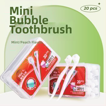 Periuță de dinți de unică folosință, cu peri moi, brand Good luck, construcție din plastic, respirație proaspătă, stil japonez