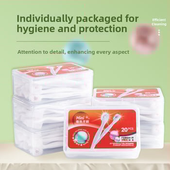 Periuță de dinți de unică folosință, cu peri moi, brand Good luck, construcție din plastic, respirație proaspătă, stil japonez