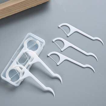 Healthy οδοντικά στικά νήματος ultra-fine, μιας χρήσης, 100 τεμάχια, οικογενειακή συσκευασία δύο κουτιά, φορητά