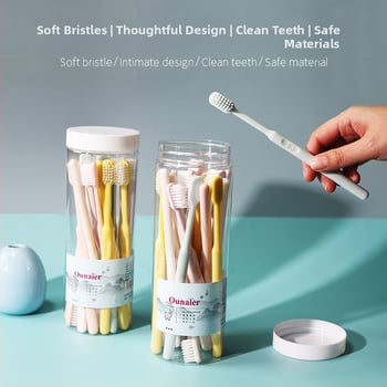 Love House perie de dinți pentru copii, design cartoon, plastic PET/poliester, 20 cm, biodegradabil