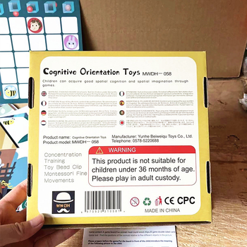 Ξύλινο εκπαιδευτικό επιτραπέζιο παιχνίδι προσανατολισμού και λογικής σκέψης – νοητική ανάπτυξη, συντονισμός χεριού-ματιού, παζλ
