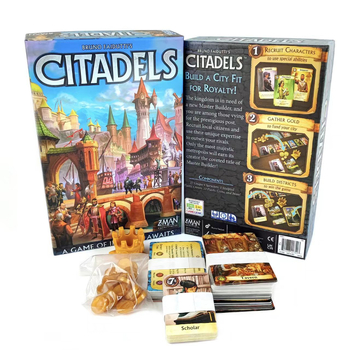 Citadels társasjáték – Kiegészített kiadás; Anyag: papír; Kategória: társasjáték-kártyák; Korosztályok: 7–14, 15–35, 36–60, 61+