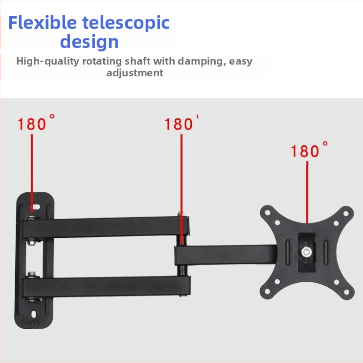 X100 nástenný držiak na TV/monitor – mechanické ovládanie, nosnosť do 5 kg, vhodný na stenu