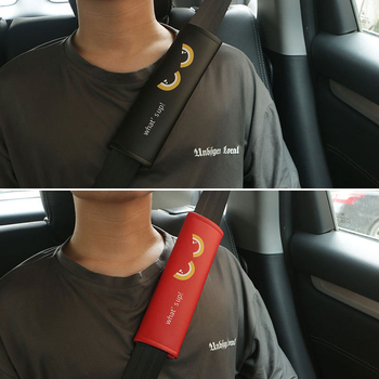 Bőr autóbiztonsági öv vállvédő párna – négy évszakos, hosszított védőfedél, belső dekoráció