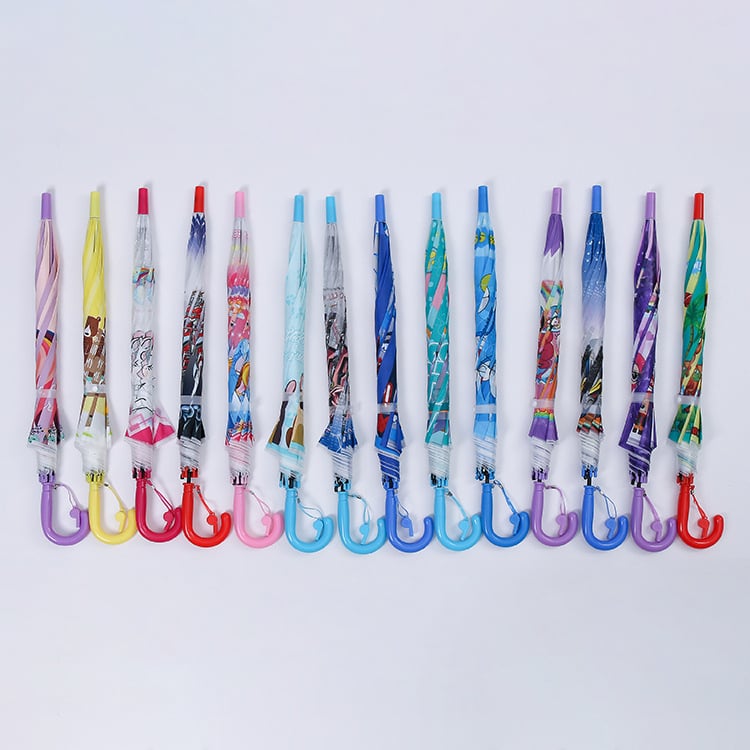 Παιδική ομπρέλα με UV προστασία, σκελετός 8 ακτίνων από κράμα, αυτόματο άνοιγμα, σχέδιο καρτούν