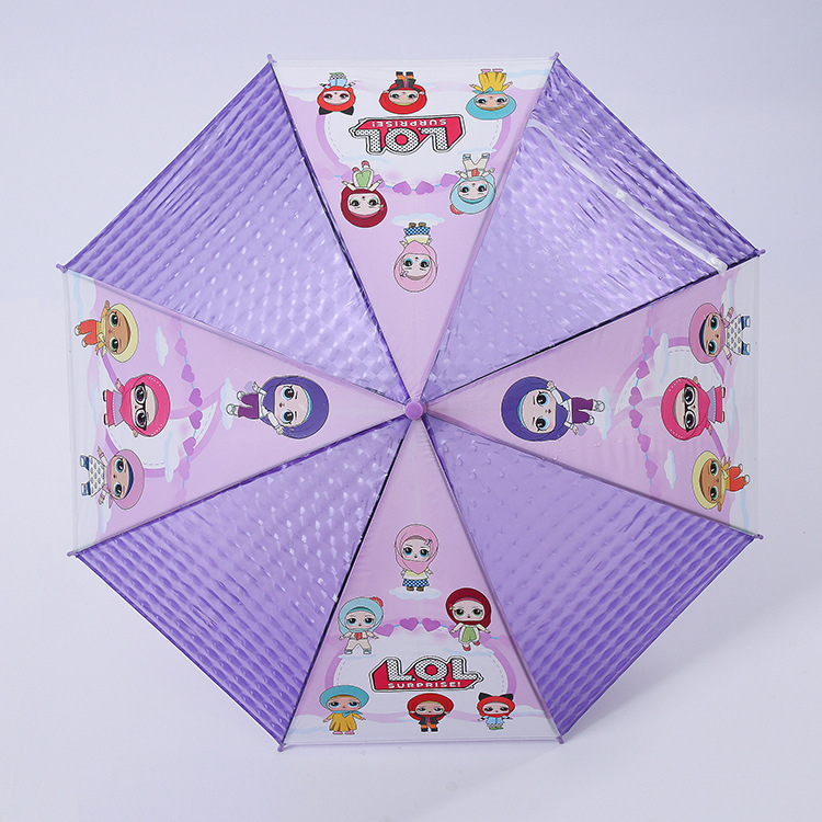 Παιδική ομπρέλα με UV προστασία, σκελετός 8 ακτίνων από κράμα, αυτόματο άνοιγμα, σχέδιο καρτούν