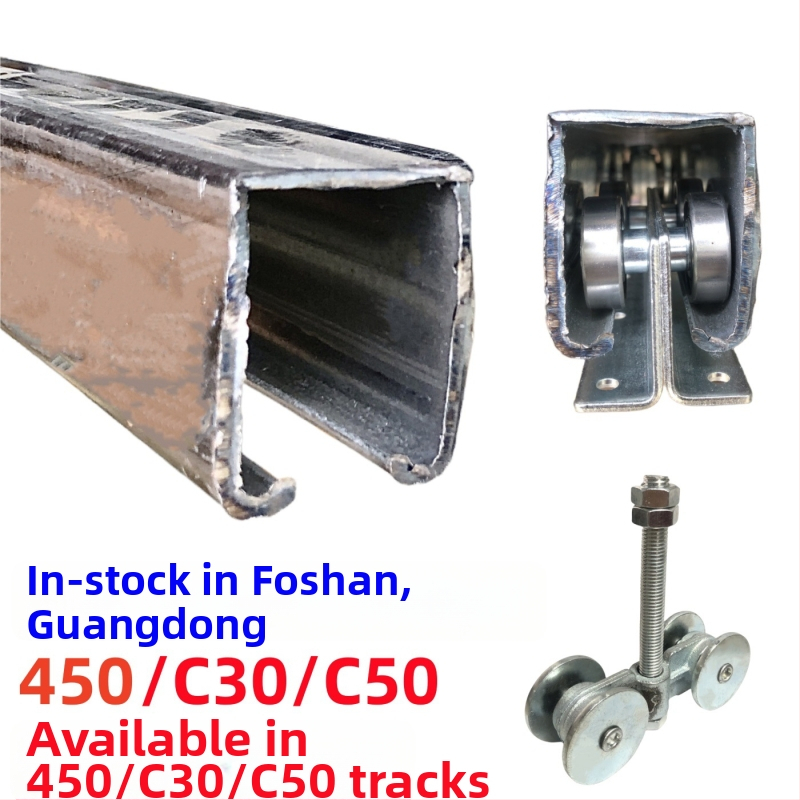 Posuvné dvere koliesko, oceľ, povrchová úprava striekaním, kód 450, Chaosheng Industry, moderný minimalistický štýl