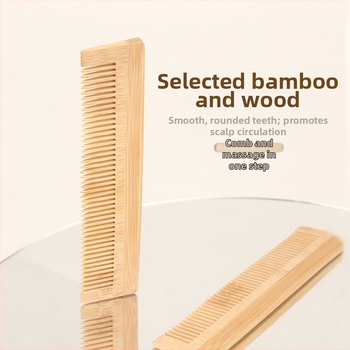 Masívne drevené hrebeň na vlasy s zaoblenými zubami, jemný k pokožke hlavy. Značka: HUAXIN; Materiál: masívne drevo; Import: Nie; Spracovanie/Prispôsobenie: Žiadne; Oprávnená súkromná značka: Áno