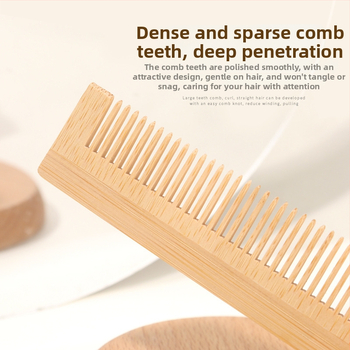 Masívne drevené hrebeň na vlasy s zaoblenými zubami, jemný k pokožke hlavy. Značka: HUAXIN; Materiál: masívne drevo; Import: Nie; Spracovanie/Prispôsobenie: Žiadne; Oprávnená súkromná značka: Áno