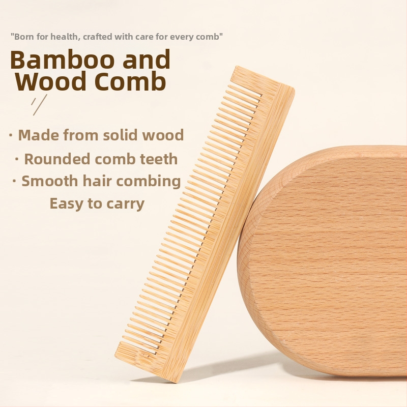 Masívne drevené hrebeň na vlasy s zaoblenými zubami, jemný k pokožke hlavy. Značka: HUAXIN; Materiál: masívne drevo; Import: Nie; Spracovanie/Prispôsobenie: Žiadne; Oprávnená súkromná značka: Áno