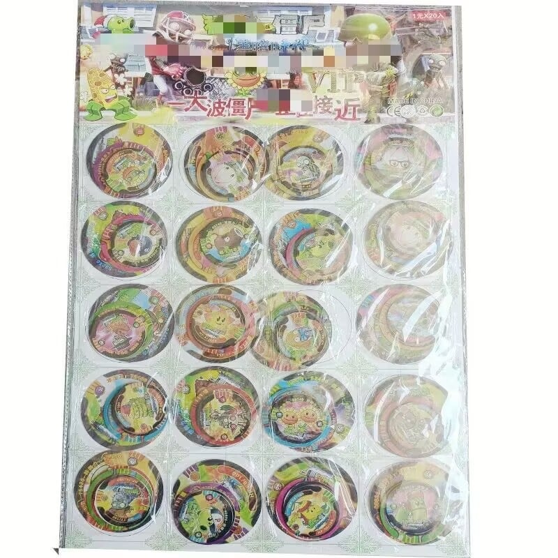 Set od 100 plastičnih okruglih kartica za igre, veličine velike, srednje i male, vodootporne i otporne na pad, PVC kartice