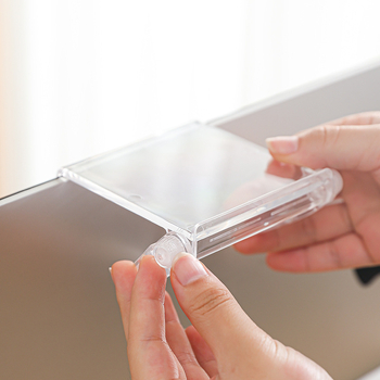 Átlátszó felső kijelzőpolc fúrás nélkül, állítható routertartó a televízió tetejére