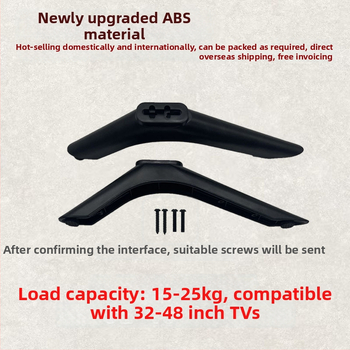Univerzálny stolný stojan na TV bez vŕtania pre 32-43 palcové LCD/Smart TV, ABS/PC/Nylon, vrátane skrutiek