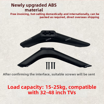 Univerzálny stolný stojan na TV bez vŕtania pre 32-43 palcové LCD/Smart TV, ABS/PC/Nylon, vrátane skrutiek