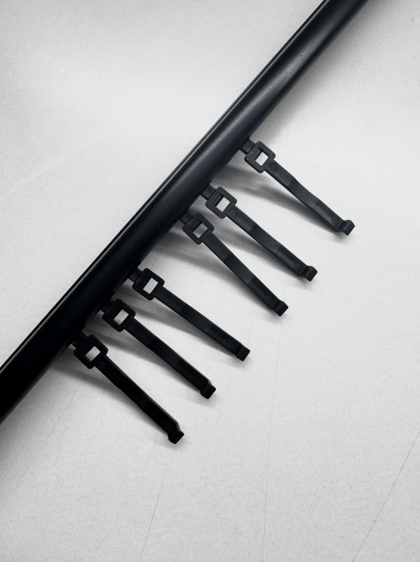 DIY autóablak árnyékoló kiegészítő készlet beépített csúszó sínnel, horgokkal és csattal, korlátozó