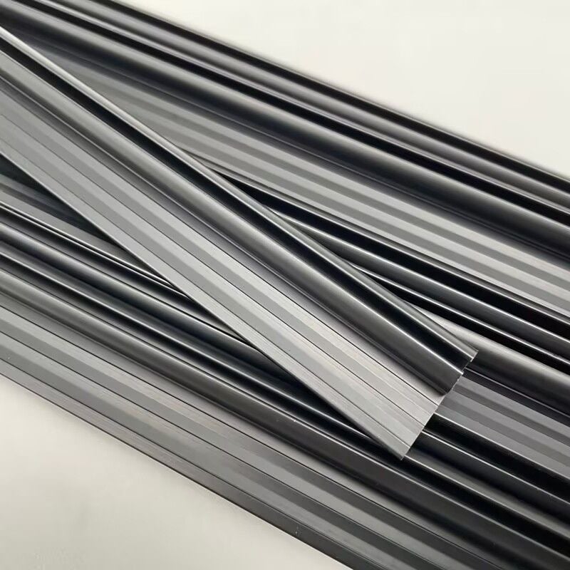 DIY autóablak árnyékoló kiegészítő készlet beépített csúszó sínnel, horgokkal és csattal, korlátozó