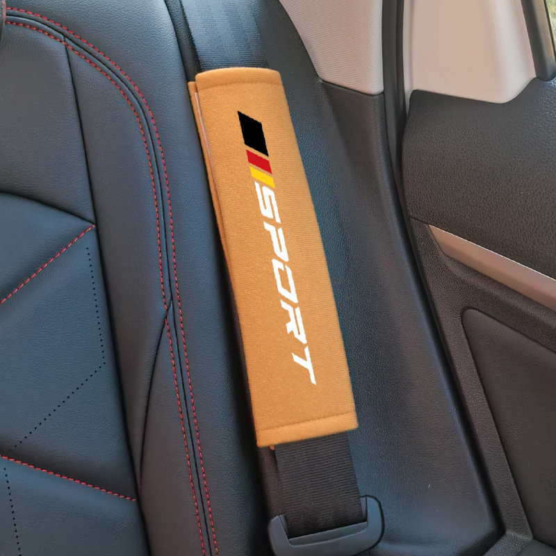 Autóöv vállpárna — velúr, 80 g, testreszabható