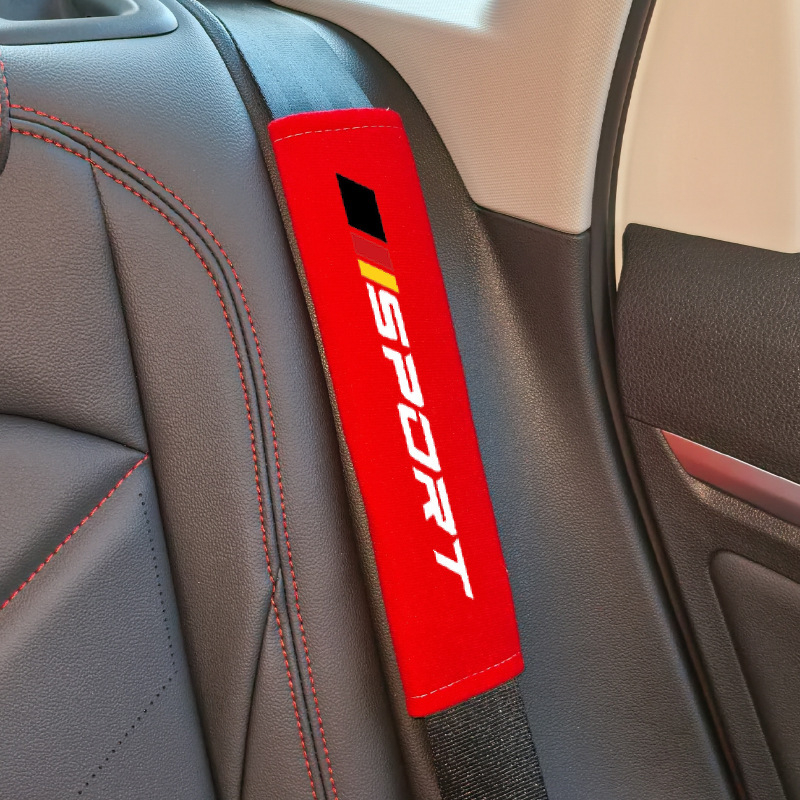 Autóöv vállpárna — velúr, 80 g, testreszabható