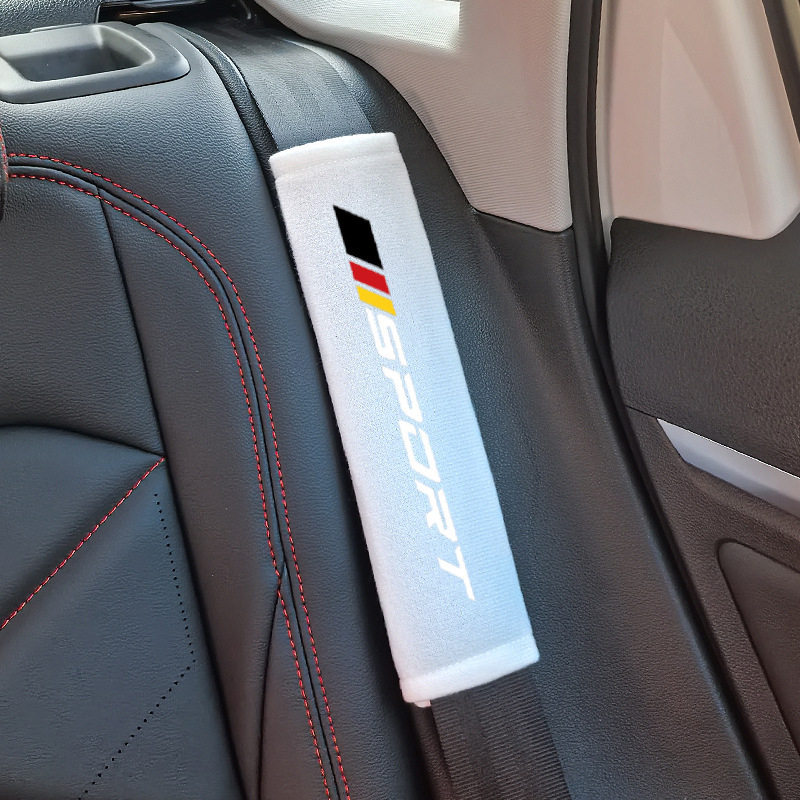 Autóöv vállpárna — velúr, 80 g, testreszabható