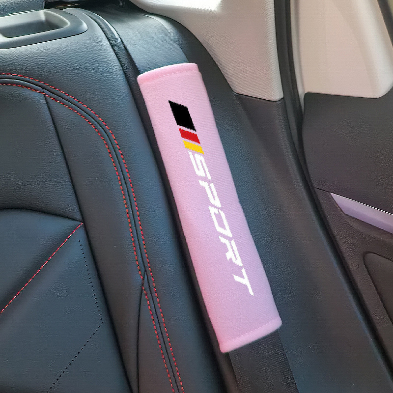 Autóöv vállpárna — velúr, 80 g, testreszabható