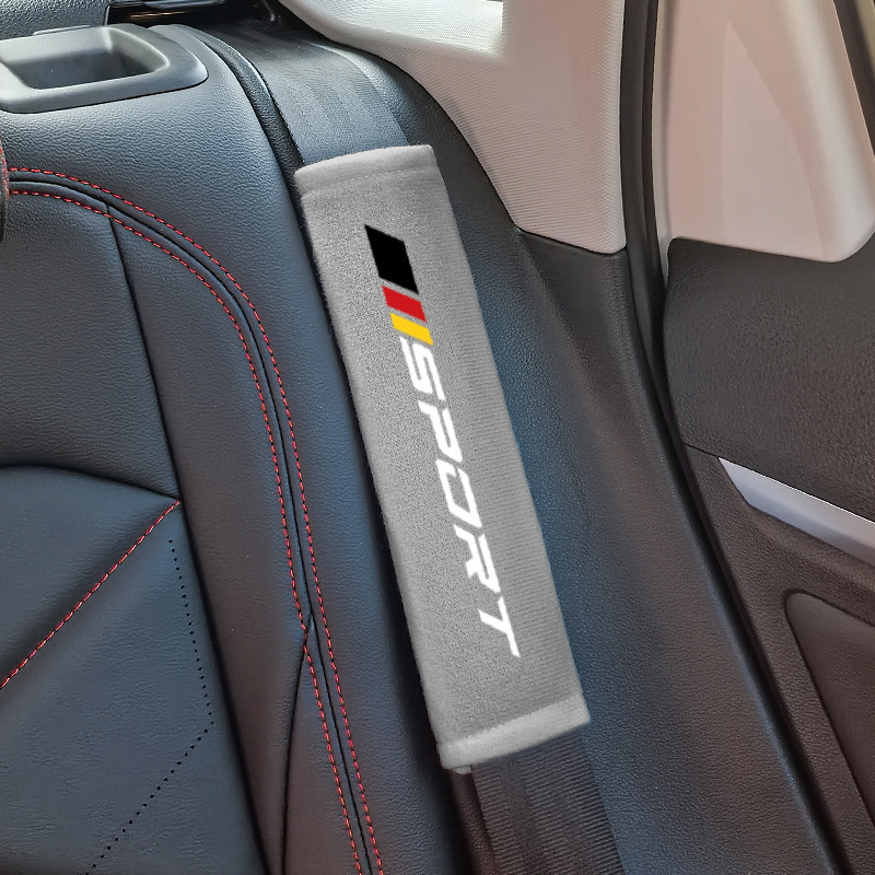 Autóöv vállpárna — velúr, 80 g, testreszabható