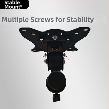 Rotujúci nastaviteľný stojan na monitor na stenu pre dotykové displeje, model C01, materiál SPCC železo, hmotnosť 500 g, súčasťou balenia montážne príslušenstvo