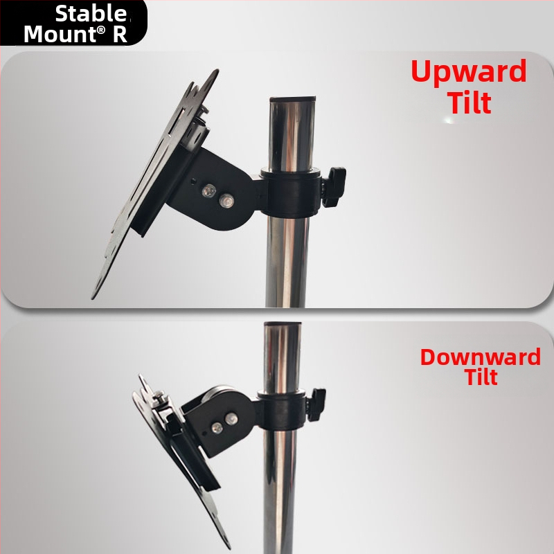 Rotujúci nastaviteľný stojan na monitor na stenu pre dotykové displeje, model C01, materiál SPCC železo, hmotnosť 500 g, súčasťou balenia montážne príslušenstvo