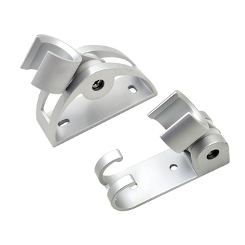 Űr-alumínium félkör alakú állítható zuhanytartó és fúvóka-tartó