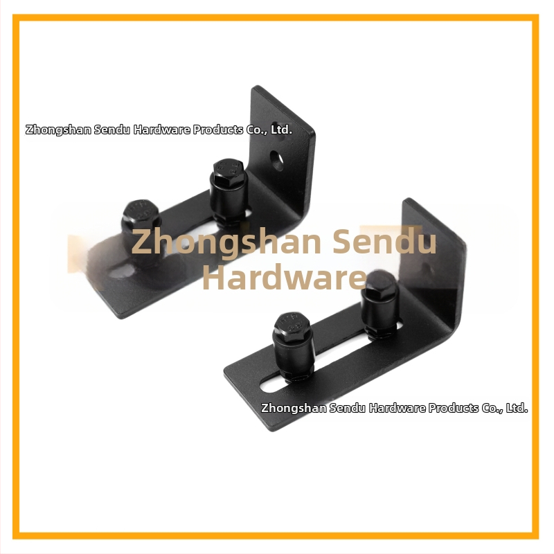 Hardvér na maštaľné dvere: oceľ, matná čierna úprava, model FL50503, osem v jednom možnosti inštalácie, kolieska s dvojitou dierou